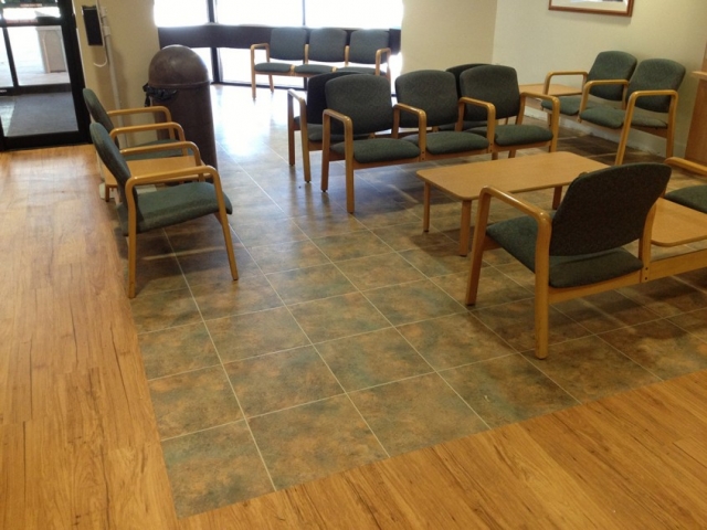 Karndean Vinyl Tile sitting area. 