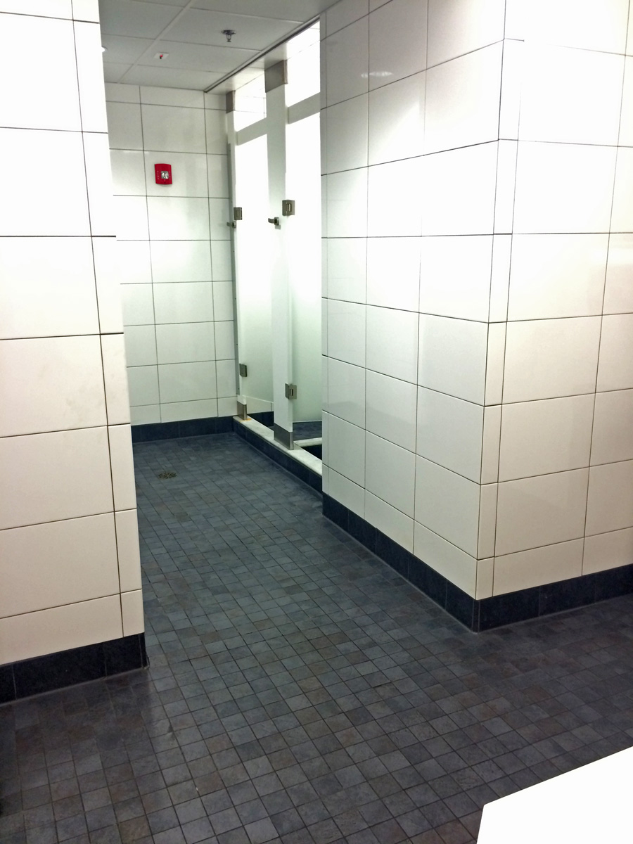 Porcelain Tile at Boston Sports Club