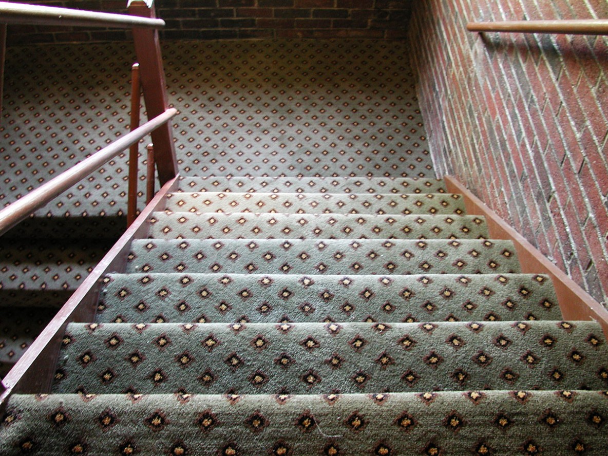Hospitality Carpet on Stairs