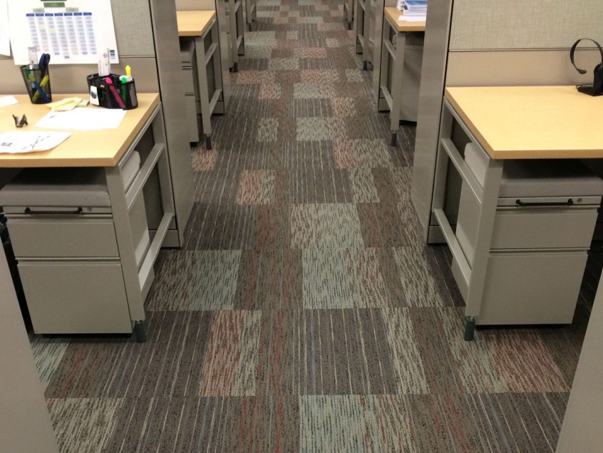 Carpet Tiles in Office