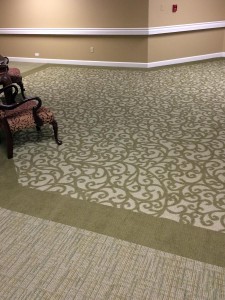 Three carpets in pattern