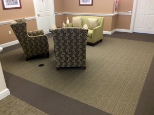 Seating Area with carpet