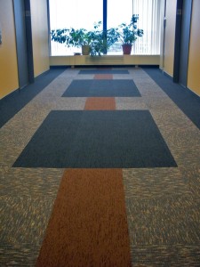 Carpet Tiles in Elevator Lobby