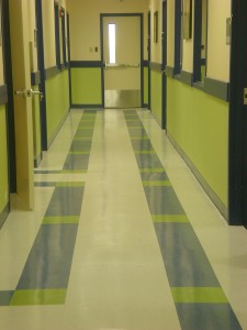 VCT in Hallway pattern