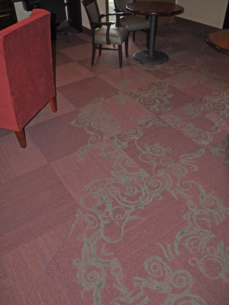 Shaw Swirl Patterned Carpet Tiles