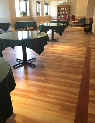 Floorworks Vinyl Plank in main Dining Room