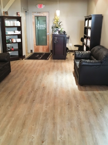 wood-look vinyl planks