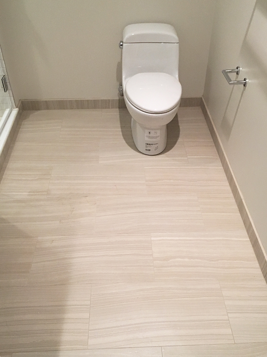 Dal Santino Tile in Condominium Bathroom